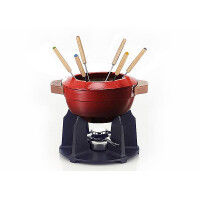 Le Creuset FONDUE-SET KIRSCHROT