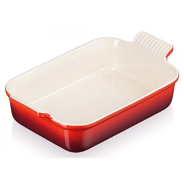 Le Creuset AUFLAUFFORM TRADITION 32 CM KIRSCHROT