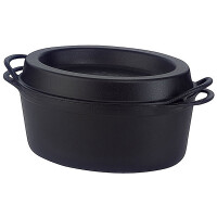 Le Creuset BRÄTER DOUFEU OVAL 32 CM SCHWARZ