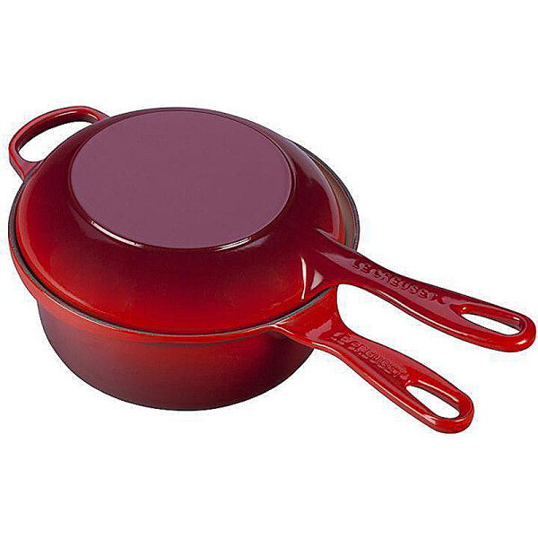 Le Creuset MARMITOUT 22 CM Farbe: KIRSCHROT 2in1