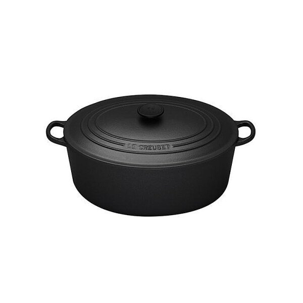 Le Creuset BR&Auml;TER OVAL 27 CM SCHWARZ
