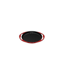 Le Creuset GRILLPLATTE RUND KIRSCHROT