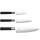 Kai Messer Messerset Aktion 3 Teilig Wasabi Black