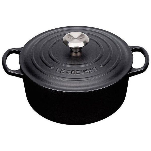 Le Creuset Br&auml;ter rund Signature 14cm schwarz