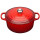 Le Creuset Br&auml;ter rund Signature 18cm kirschrot