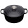 Le Creuset Br&auml;ter rund Signature 20cm schwarz