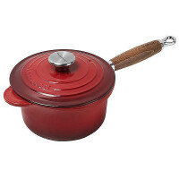 Le Creuset PROFITOPF 18 CM KIRSCHROT mit Holzgriff