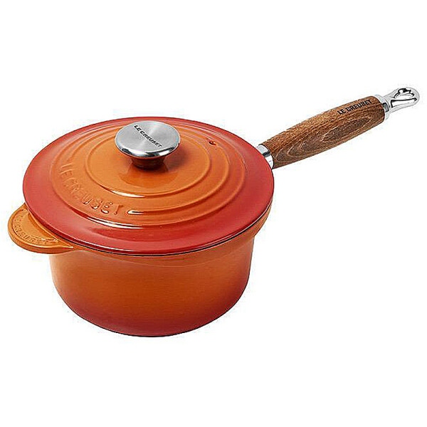 Le Creuset PROFITOPF 18 CM OFENROT mit Holzgriff