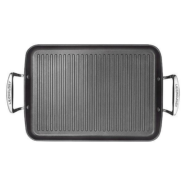 Le Creuset ALU GRILLPLATTE RILLEN 34X25CM