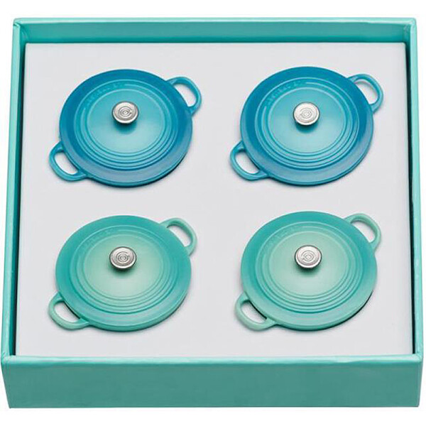 Le Creuset MAGNET SET 4ER BEACH