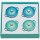 Le Creuset MAGNET SET 4ER BEACH