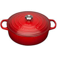 Le Creuset BRÄTER Rund Signature 30 CM KIRSCHROT