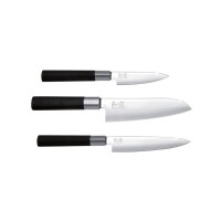 Kai Messer Set 3-teilig Wasabi Black 67-W15 Weihnachtsaktion