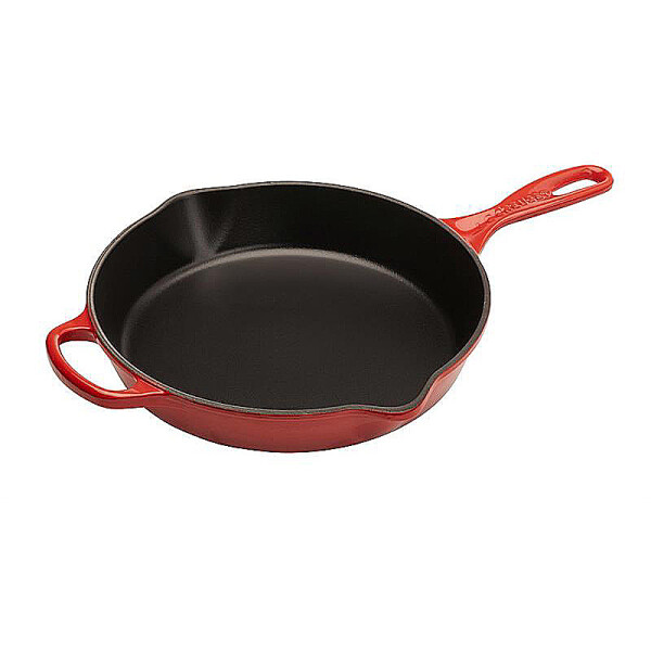 Le Creuset Brat- und Servierpfanne hoch Signature 26 cm Kirschrot