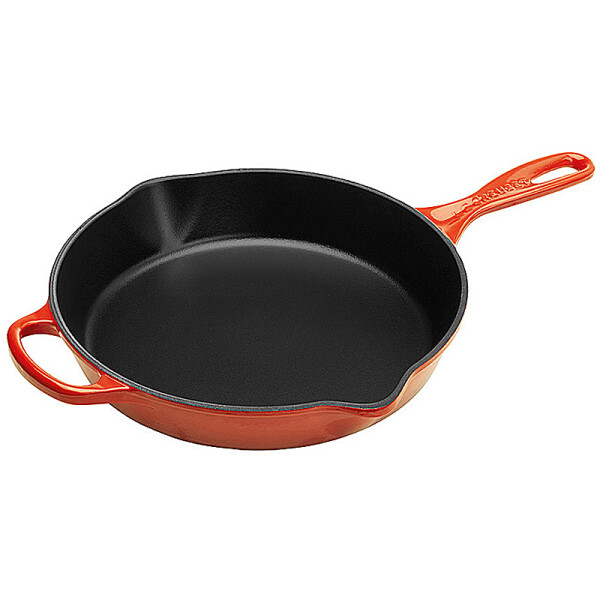 Le Creuset Brat- und Servierpfanne hoch Signature 26 cm Ofenrot