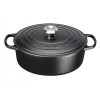 Le Creuset Bräter oval Signature 29cm Schwarz