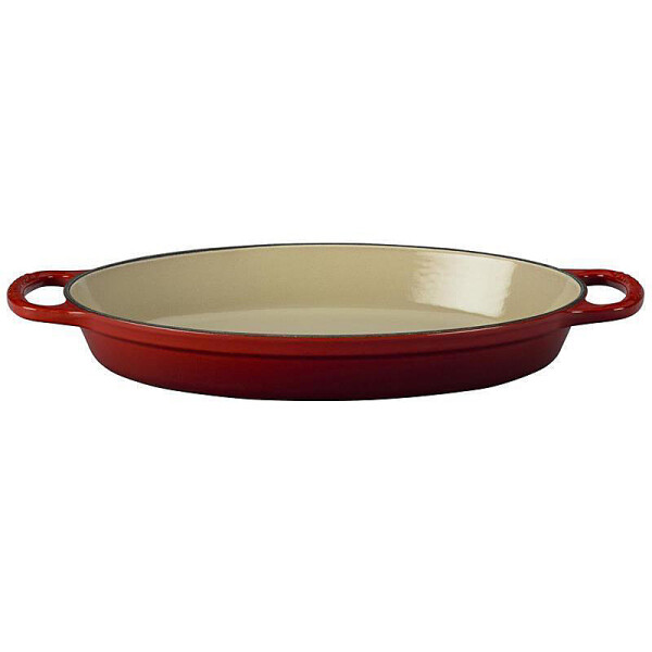 Le Creuset AUFLAUFFORM 28 CM OVAL KIRSCHROT