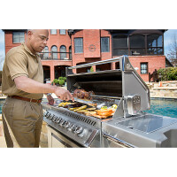 Napoleon Prestige Pro 665 Gasgrill &ndash; Edelstahl, SIZZLE ZONE &amp; Rotisserie, Profiqualit&auml;t