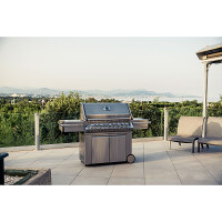 Napoleon Prestige Pro 665 Gasgrill &ndash; Edelstahl, SIZZLE ZONE &amp; Rotisserie, Profiqualit&auml;t