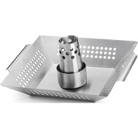 Napoleon Edelstahl Geflügelhalter und Wok 56024