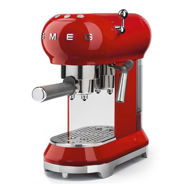 SMEG ECF01RDEU Espresso-Kaffeemaschine Farbe: Rot